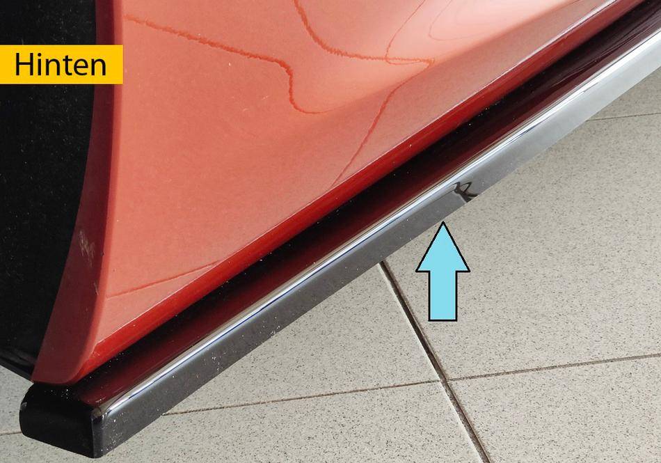 Lama sottoporta DX Rieger F21 1K2 dal 2012 anche dal'15 nero lucido