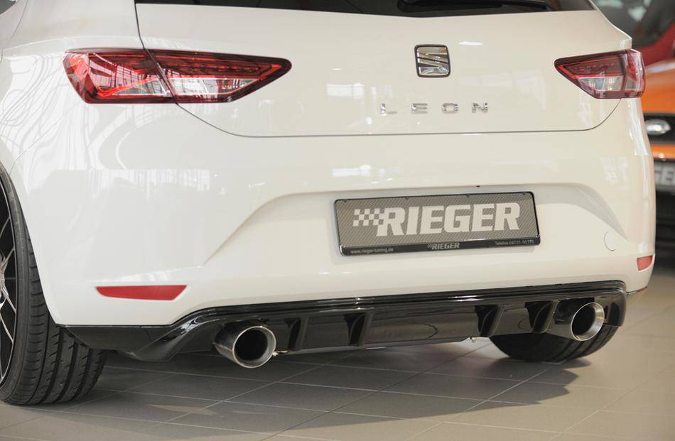 Sottoparaurti Rieger Leon 5F no FR/ST -'17  marm. singola dx/sx nero