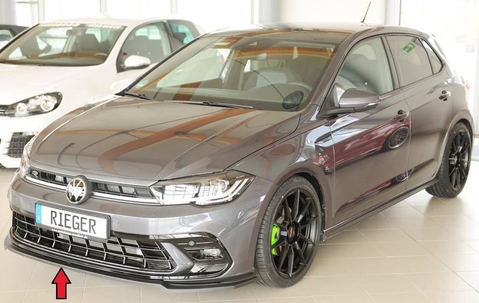 Lama ant Rieger Polo AW dal'21 GTI+R-Line per paraurti orig. ABS