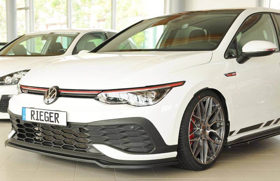 Lama ant Rieger Golf 8 GTI Clubsport per paraurti originale ABS