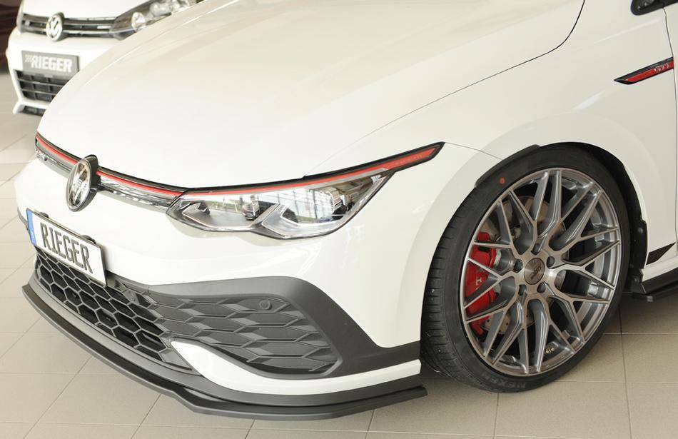 Lama ant Rieger Golf 8 GTI Clubsport per paraurti originale ABS