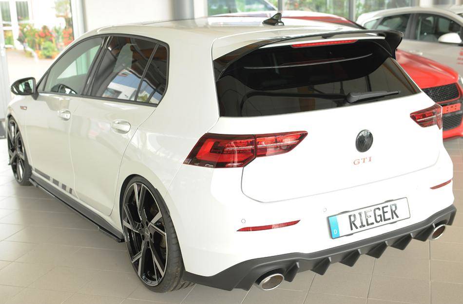 Diffusore Rieger Golf 8 GTI/GTD/GTE 5 porte terminali sport 130x115