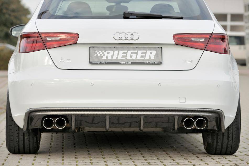 Diffusore A3 8V 3porte+SPB no S-Line marm doppia dx/sx carbonl.-2016