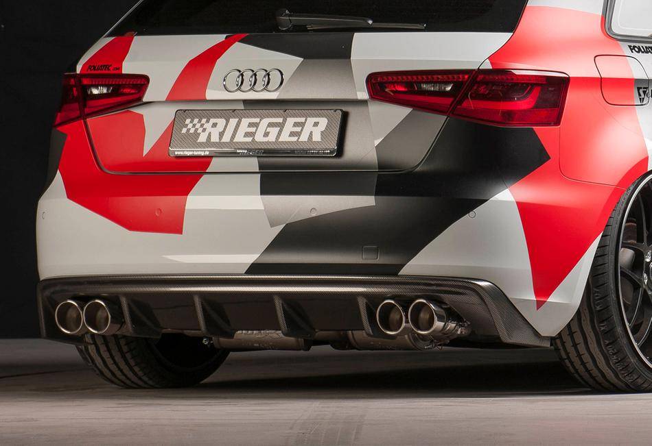 Diffusore A3 8V 3porte+SPB no S-Line marm doppia dx/sx carbonl.-2016