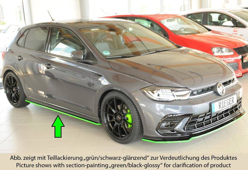 Lama sottoporta DX Rieger Polo AW GTI+R-Line dal'17 anche dal'21