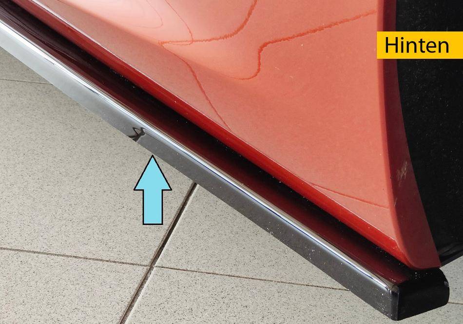 Lama sottoporta SX Rieger F21 1K2 dal 2012 anche dal'15 nero lucido