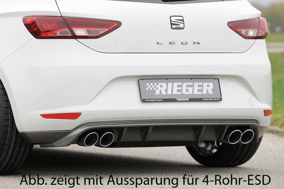 Sottopar.Rieger carbonlook Leon 5F no FR/ST per marm. doppia solo sx