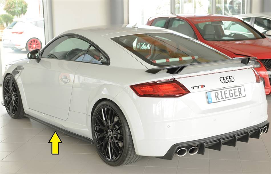 Lama sottoparaurti sx 19mm TT FV/8S S-Line + TTS fino 2018 grezzo