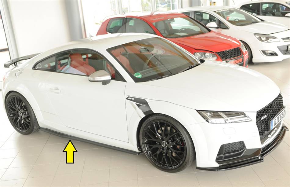 Lama sottoparaurti DX 19mm TT FV/8S S-Line + TTS fino 2018 grezzo