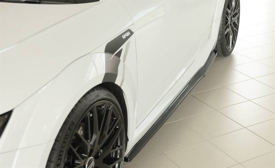 Lama sottoparaurti sx 19mm TT FV/8S S-Line + TTS fino 2018 nero luci