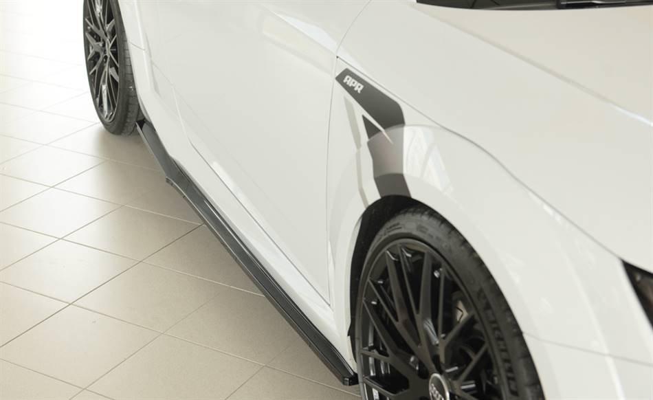 Lama sottoparaurti sx 19mm TT FV/8S S-Line + TTS fino 2018 nero luci