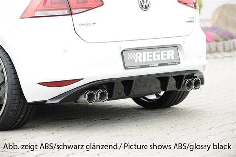 Diffusore Rieger Golf 7 GTI+Clubsport per 4 terminali duplex