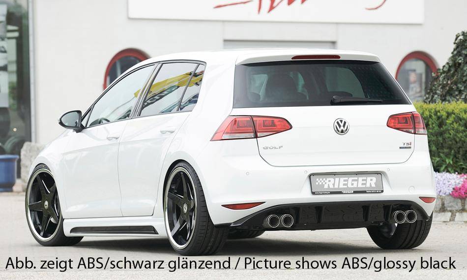 Diffusore Rieger Golf 7 GTI+Clubsport per 4 terminali duplex