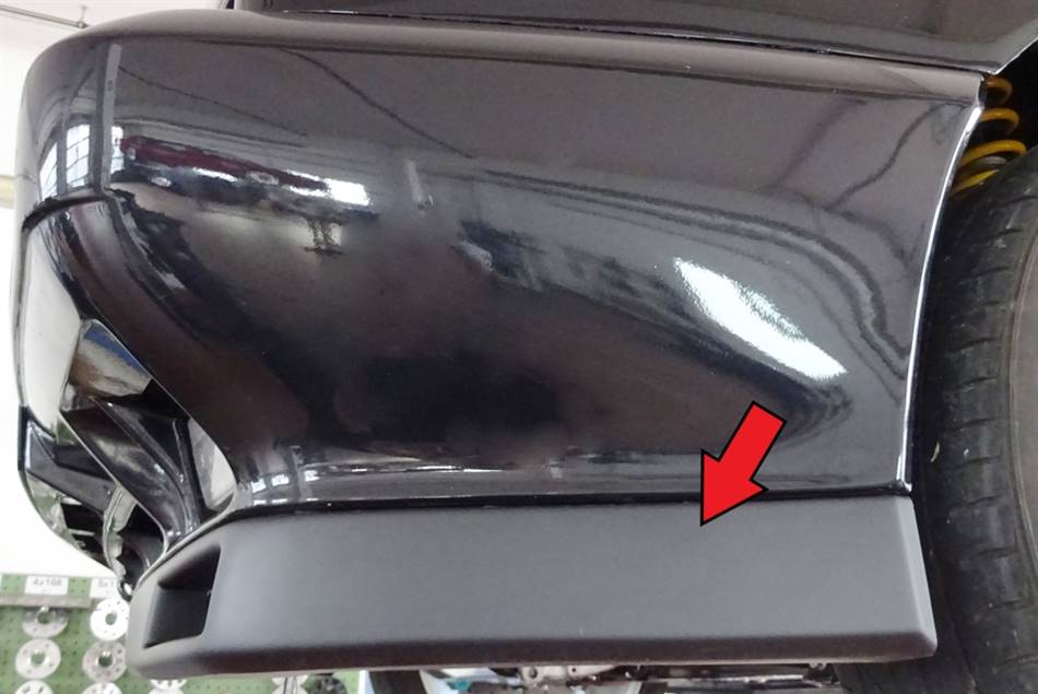 Sottoparaurti ant Rieger Golf 2 Rally ABS grezzo