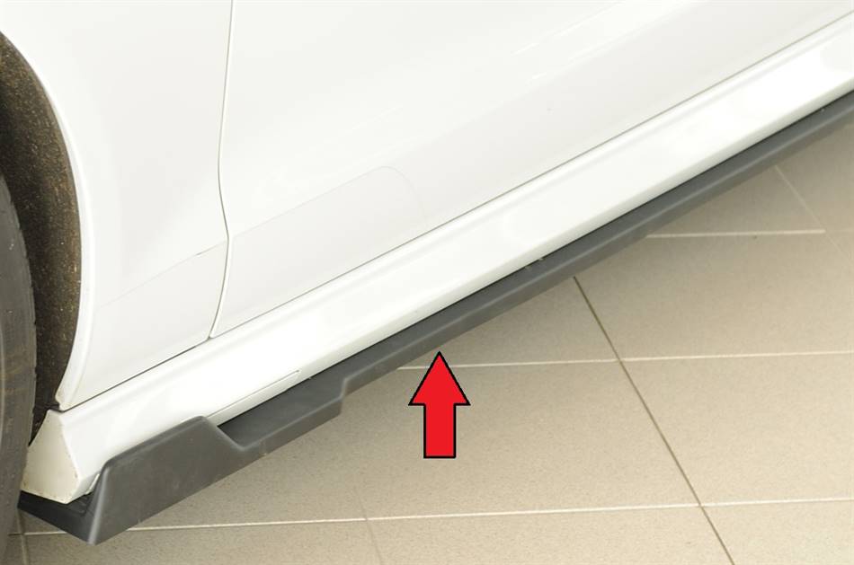 Lama sottoporta Rieger SX per sottop.orig. A6 dal'14 S-line/S6 ABS