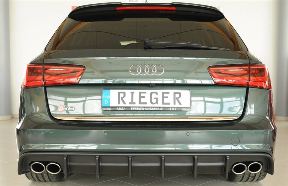 Diffusore Rieger A6 S-Line dal'14 per terminali duplex 4x90 ABS