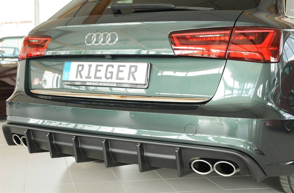 Diffusore Rieger A6 S-Line dal'14 per terminali duplex 4x90 ABS