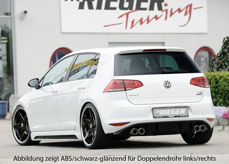 Diffusore Golf 7 no R-line per 2 terminali centrali R32 look