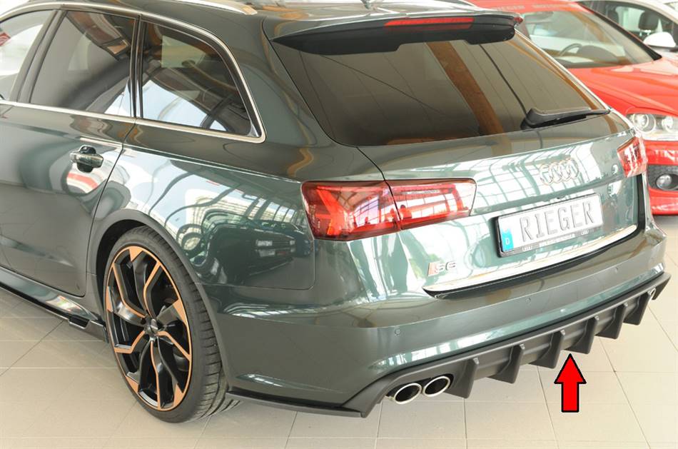 Diffusore Rieger A6 S-Line dal'14 per terminali duplex 4x90+gancio