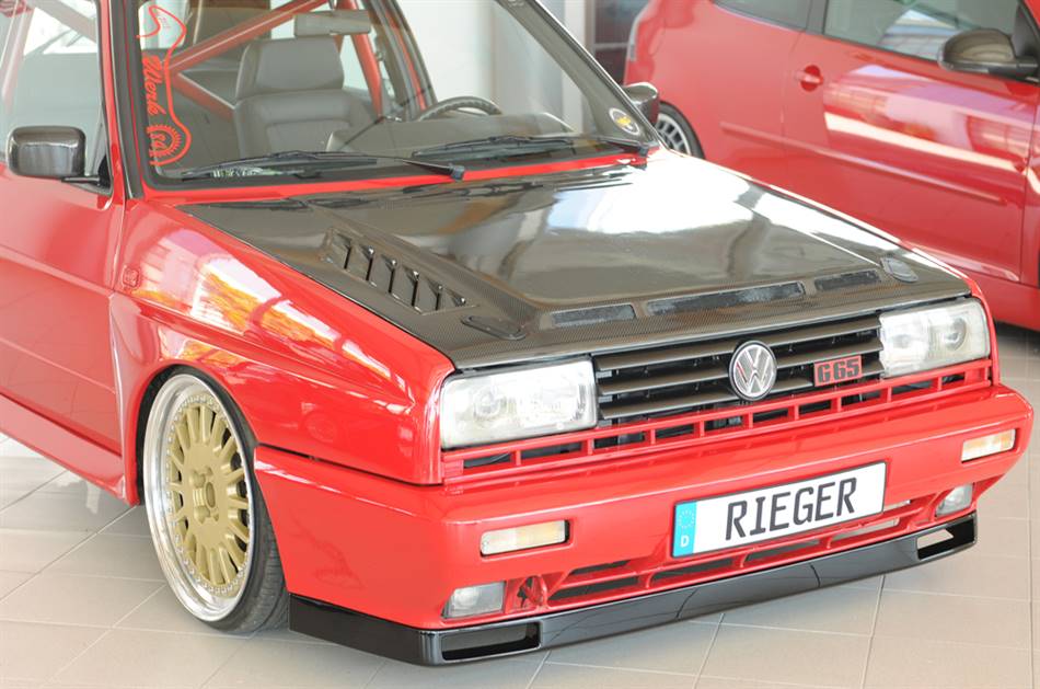 Sottoparaurti ant Rieger Golf 2 Rally nero lucido