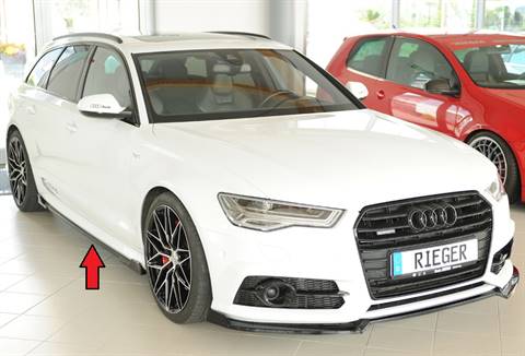 Lama sottoporta Rieger DX per sottop.orig. A6 dal'14 S-line/S6 nero