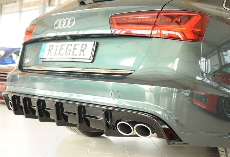 Diffusore Rieger A6 S-Line dal'14 per terminali orig.4x90 no gancio