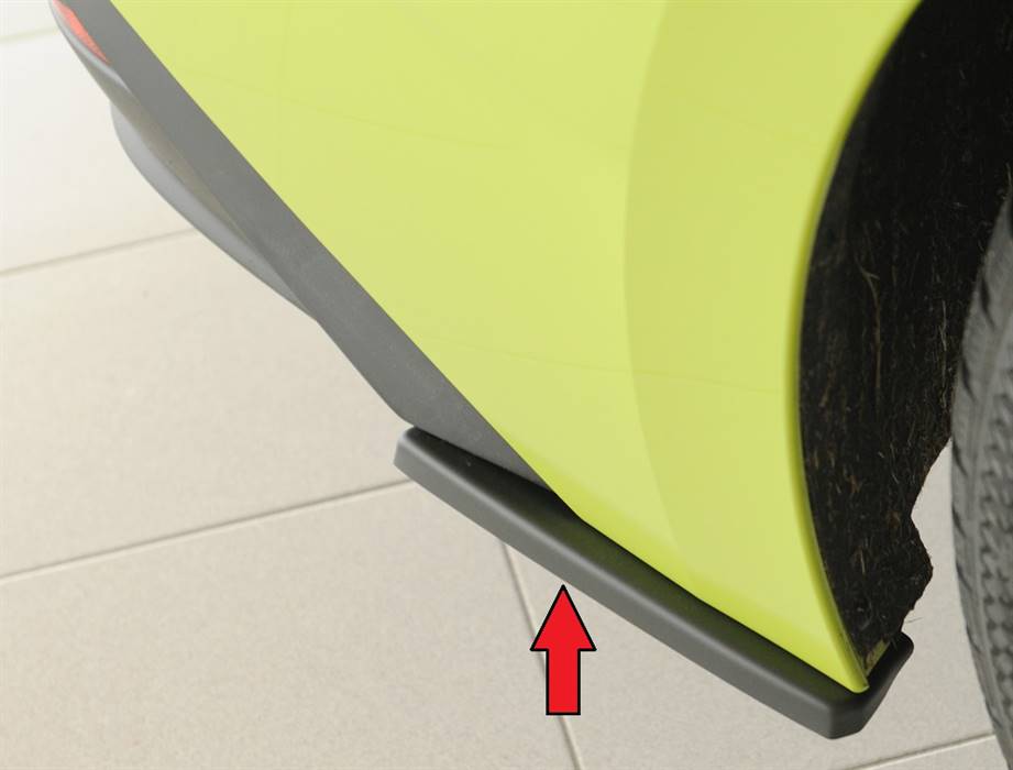 Deflettore lat DX per diffusore Rieger Enyac ABS grezzo