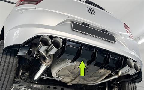 Marmitta sportiva Polo GTI AW dal 2017+dal 2021 term 4x100 duplex