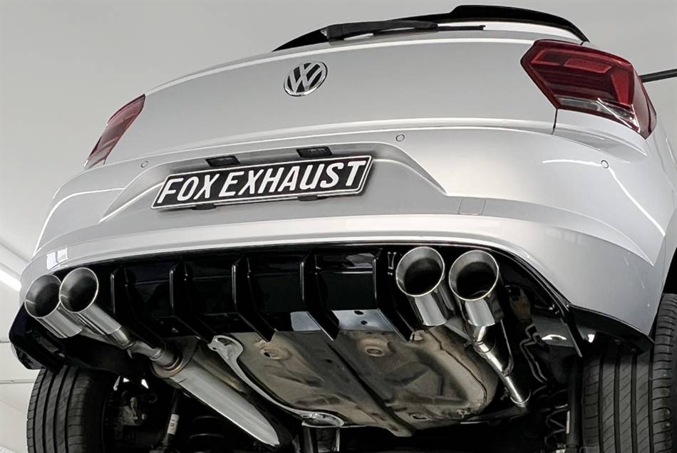 Marmitta sportiva Polo GTI AW dal 2017+dal 2021 term 4x100 duplex