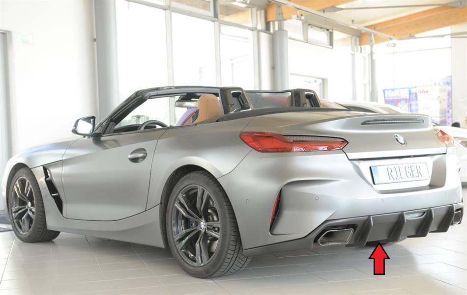 Diffusore Rieger Z4 G4Z/G29 dal'19 per paraurti orig.M-Technik ABS