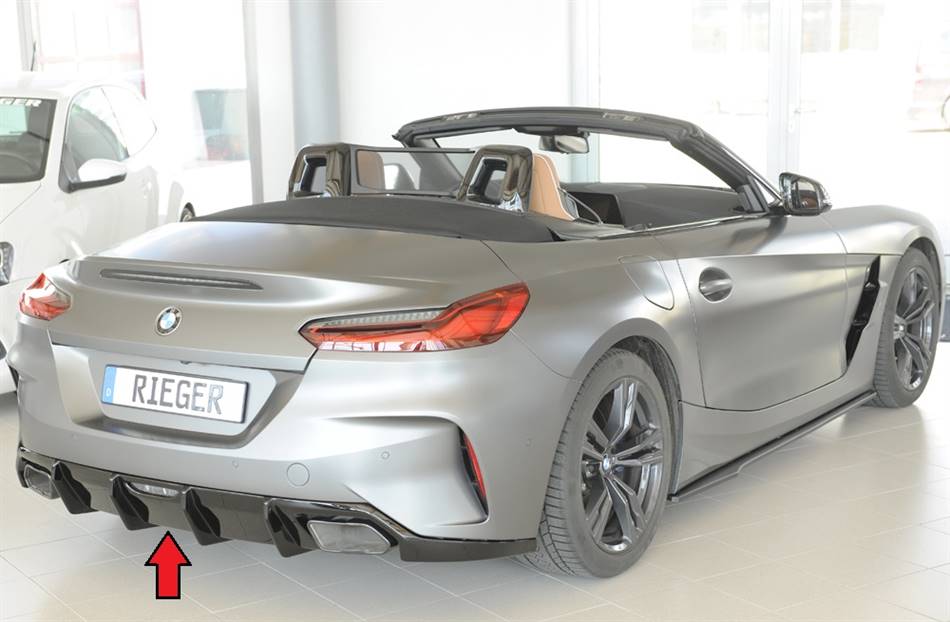 Diffusore Rieger Z4 G4Z/G29 dal'19 per paraurti orig.M-Technik