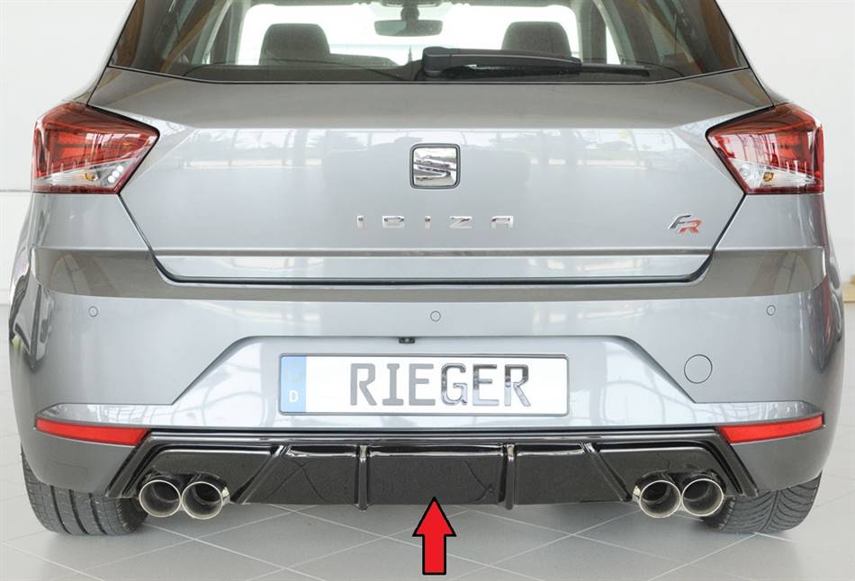 Diffusore Rieger Ibiza KJ anche FR dal '17 term duplex 4x80 nero luc