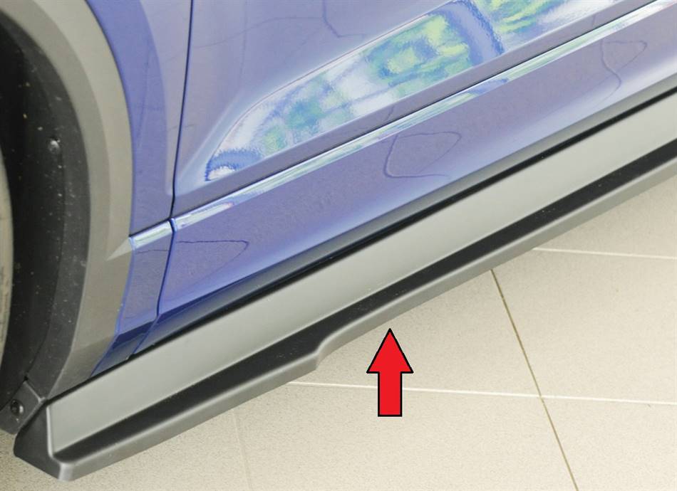 Lama sottoporta SX Rieger per sottoporta orig. T-Roc incl Facelift