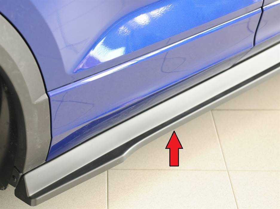 Lama sottoporta DX Rieger per sottoporta orig. T-Roc incl Facelift