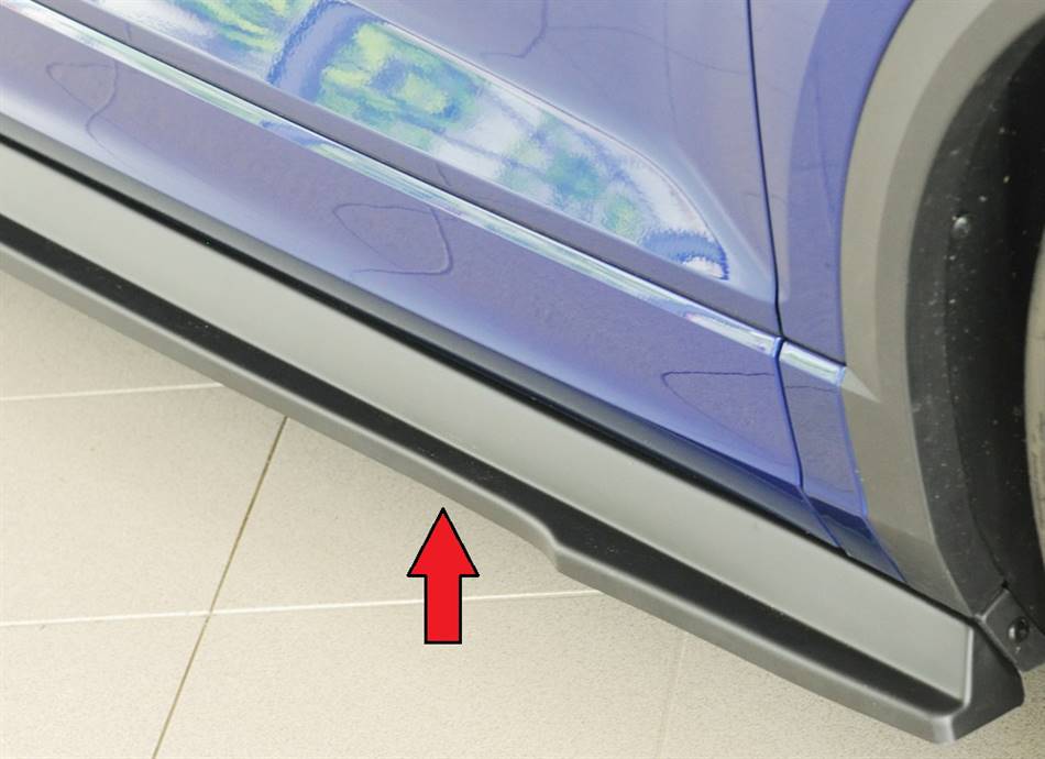 Lama sottoporta DX Rieger per sottoporta orig. T-Roc incl Facelift