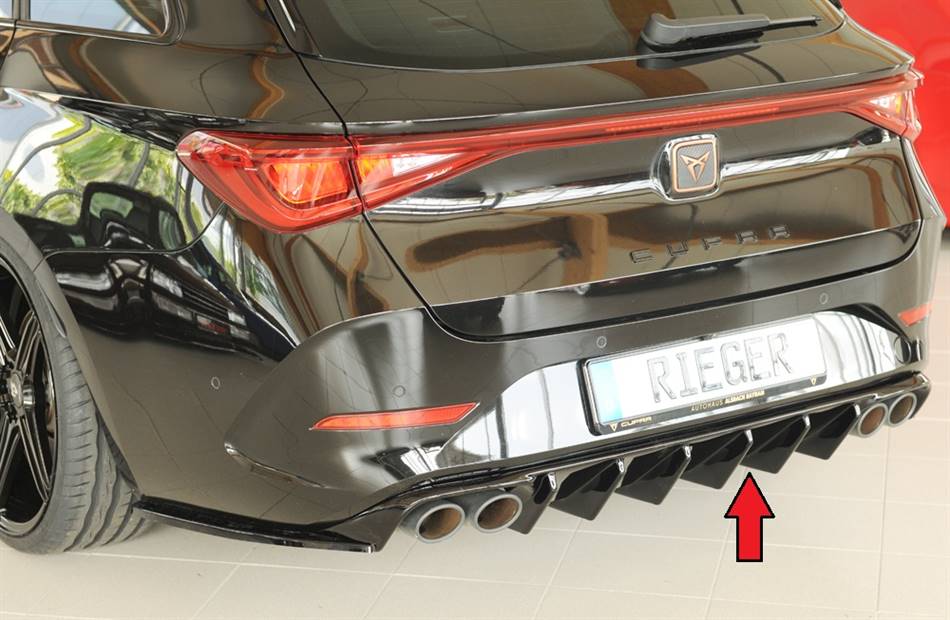 Diffusore Rieger per CUPRA KL per terminali duplex orig. Sportstoure