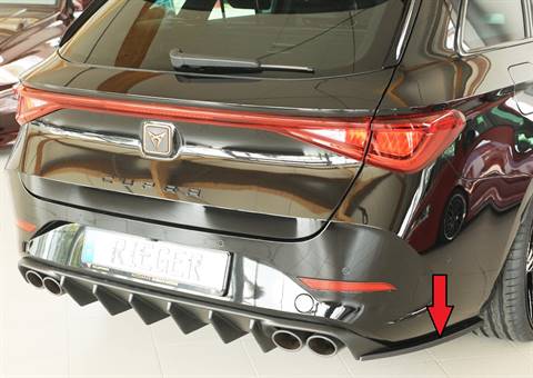 Aggiunta laterale DX per diffusore Rieger Cupra+Leon ST+Sportst.ABS