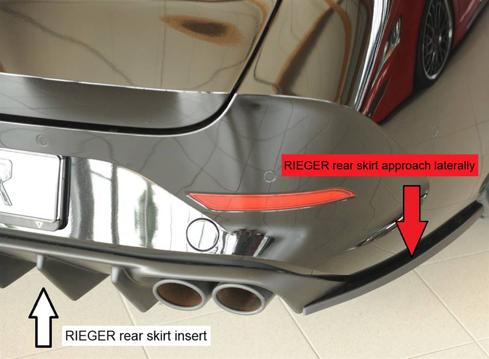 Aggiunta laterale DX per diffusore Rieger Cupra+Leon ST+Sportst.ABS