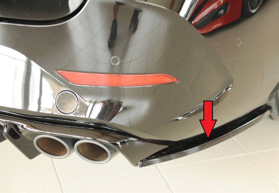 Aggiunta laterale DX per diffusore Rieger Cupra+Leon ST+Sportst.nero