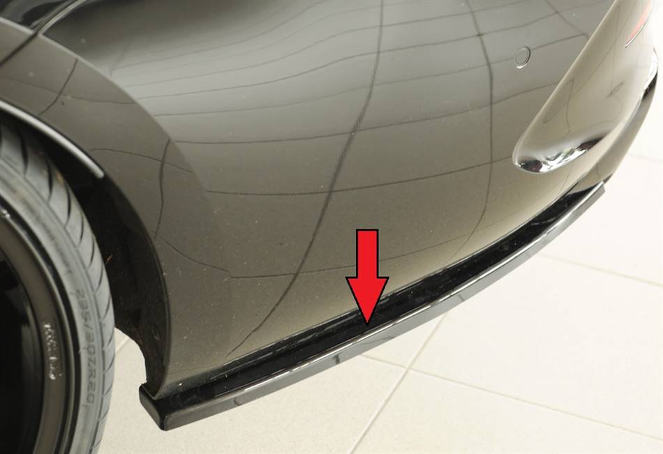 Aggiunta laterale SX per diffusore Rieger Cupra+Leon ST+Sportst.nero