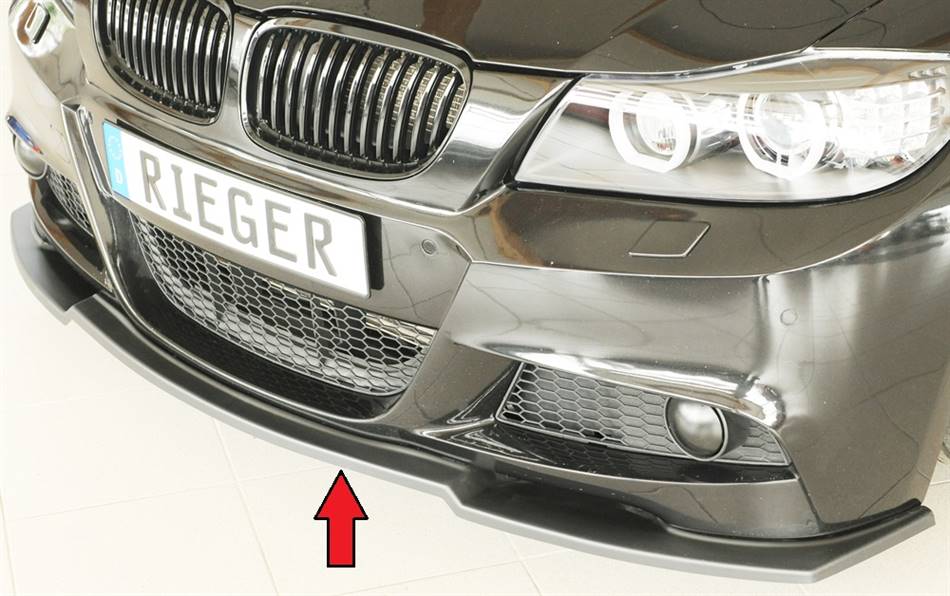 Lama ant Rieger per paraurti orig. M-Style E90/91 dal 2008 ABS