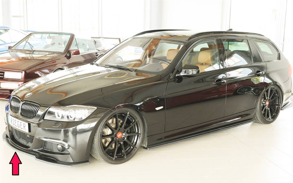 Lama ant Rieger per paraurti orig. M-Style E90/91 dal 2008 ABS