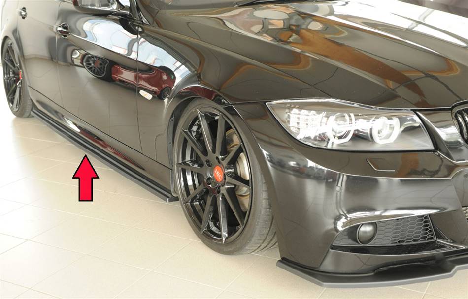 Lama laterale DX Rieger per sottoporta orig. E90/91 M-Style tutte