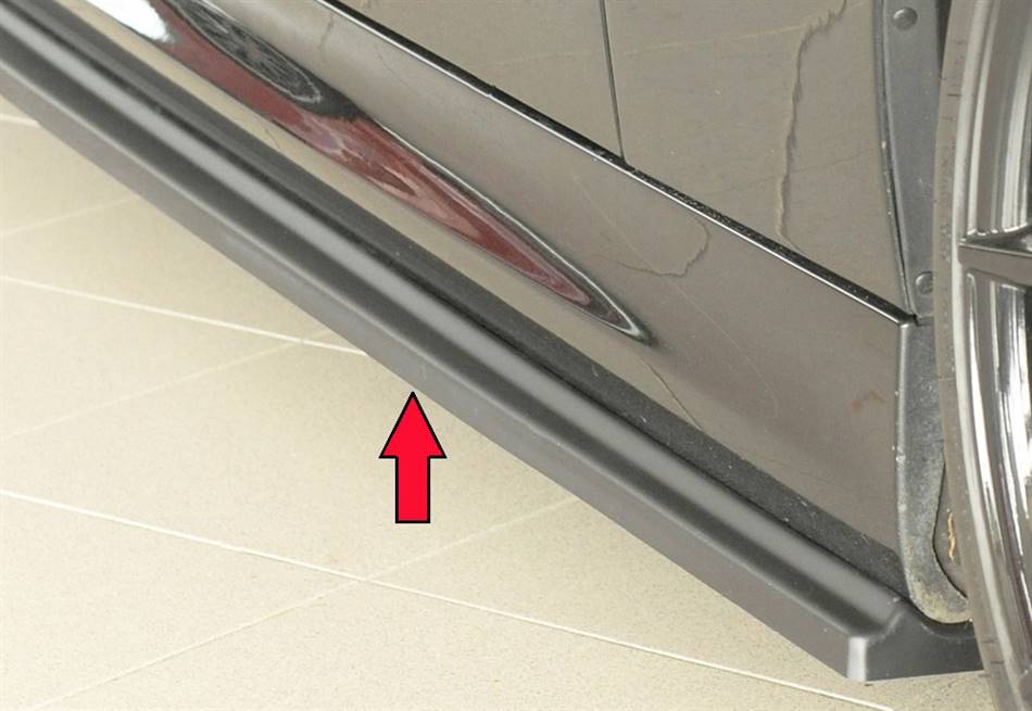 Lama laterale DX Rieger per sottoporta orig. E90/91 M-Style tutte