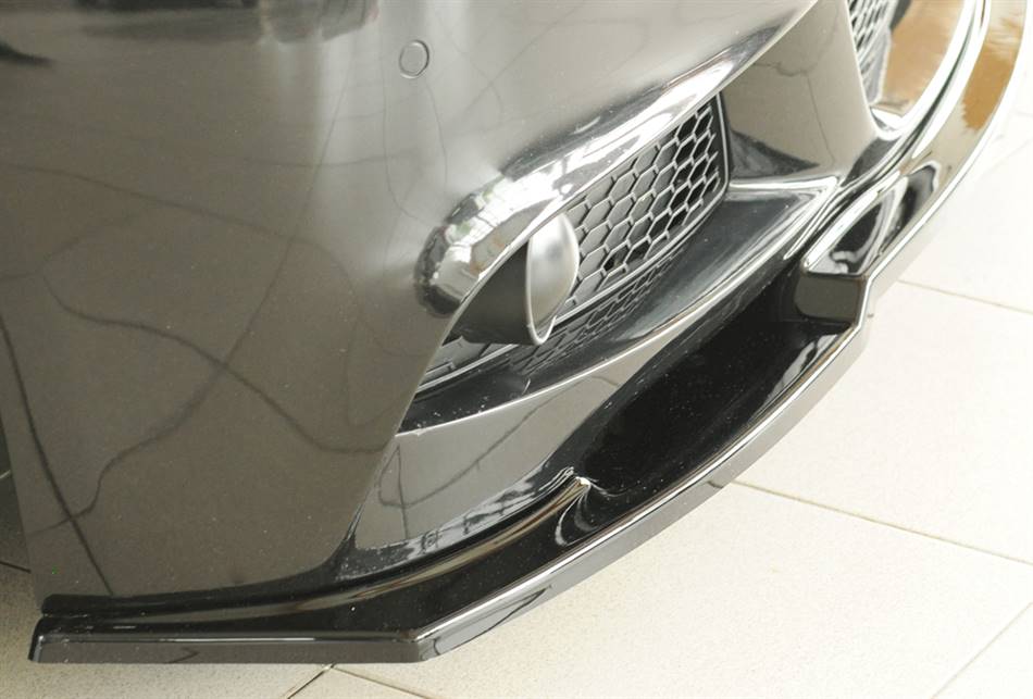 Lama ant Rieger per paraurti orig. M-Style E90/91 dal 2008 nero luc.