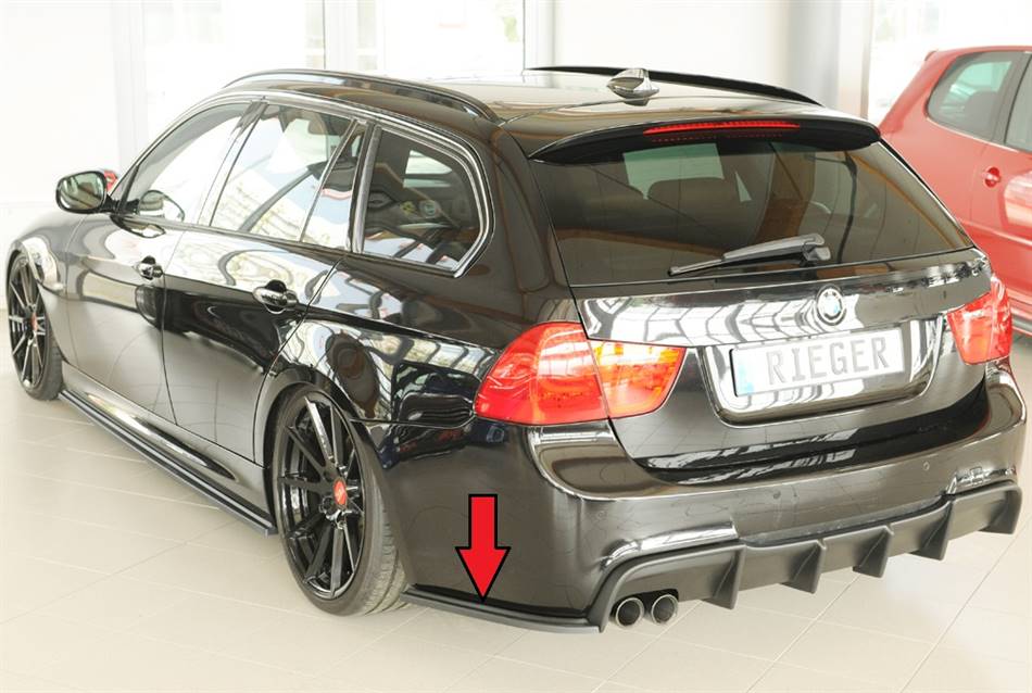 Aggiunta laterali SX Rieger per diffusore E90/91 M-Style ABS