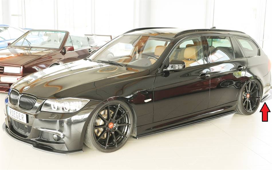 Aggiunta laterali SX Rieger per diffusore E90/91 M-Style ABS