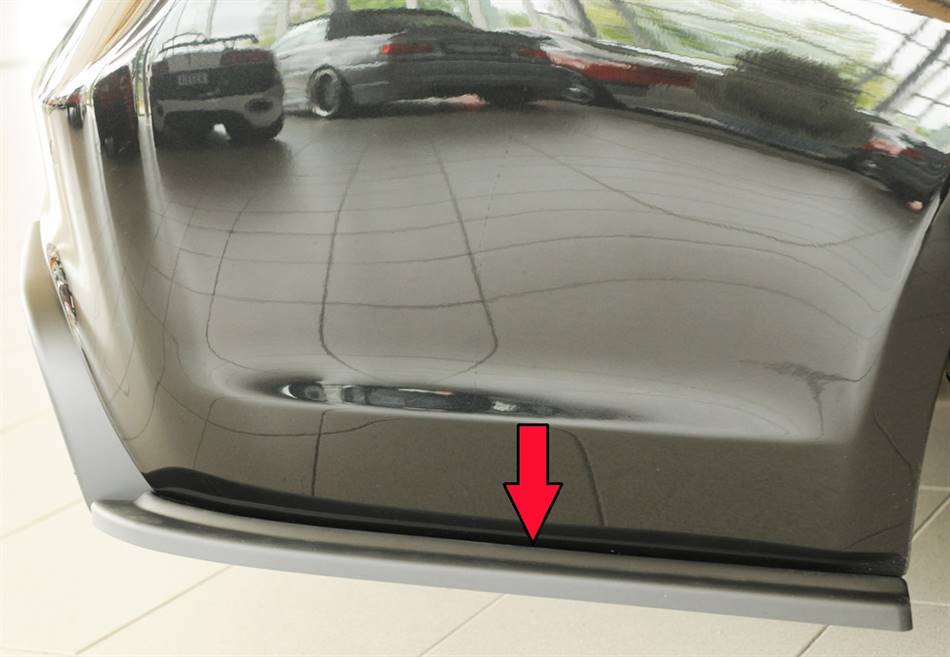 Aggiunta laterali DX Rieger per diffusore E90/91 M-Style ABS