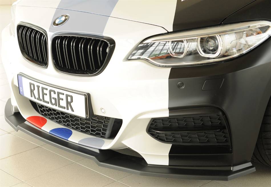 Lama ant Rieger BMW F22/23 per paraurti M-Style anche Facelift