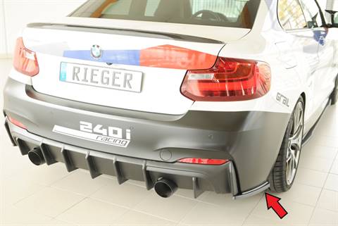 Aggiunta laterale DX per diffusore Rieger BMW F22/23 ABS grezzo